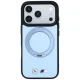BMW Kevlar Ring Stand 360 MagSafe vāciņš iPhone 18 Pro / 17 Pro, zils