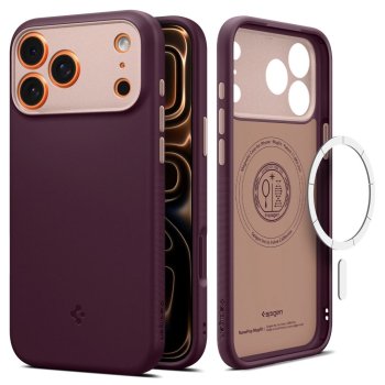 Spigen Nano Pop Mag MagSafe maciņš iPhone 17 Pro – bordo | Phone Case Cover
