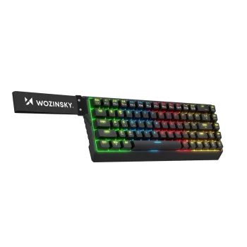 Mehāniskā spēļu tastatūra Wozinsky WKGP-1165 RGB - Melna