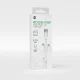 Кабель 3-в-1 Forever Recycling USB-A на USB-C/microUSB/Lightning, 1.5м, 2.4A, Белый