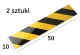 Защита на стену гаража для дверей автомобиля 50x10x1.5 см, 2 шт.