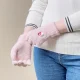 Женские зимние перчатки для сенсорных экранов со снеговиком и...