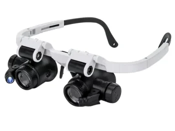 Pulksteņmeistara brilles ar LED apgaismojumu AG480A, x8 / x23