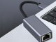 USB A to Ethernet LAN Network Adapter, RJ45 100 Mbps, Grey