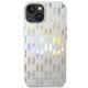Karl Lagerfeld Monogram Iridescent Case for iPhone 14 Plus - Silver