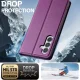 Samsung Galaxy A55 ( SM-A556B/DS ) LC.IMEEKE PU Leather Wallet Protective Book Case Cover, Purple | Чехол для...