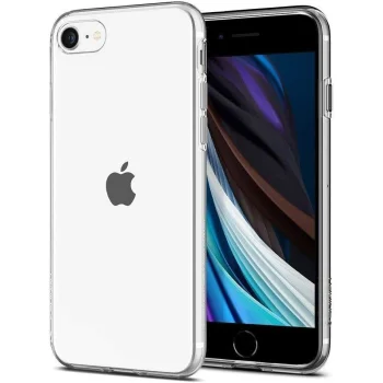 Apple iPhone 7 / 8 / SE (2020) (2022) 4.7" Spigen Liquid Crystal TPU Case Cover, Transparent | Telefona Maciņš Vāks...