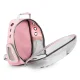 Pet carrier backpack for cat or dog, Petsi, pink