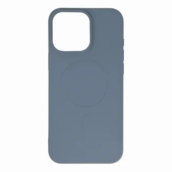 Liquid Silicone Case MagSafe iPhone 16 Pro Max vāciņš, gaiši pelēks