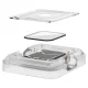 Apple Watch 7 (45 mm) Spigen \"EZ FIT\" Tempered Glass Screen Protector 2 pcs. | Защитное Стекло для...