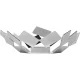 Alessi MT01 La Stanza dello Scirocco grozs, bļoda, nerūsējošais tērauds, sudraba