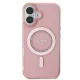 Guess iPhone 16 vāciņš IML Rhinestones MagSafe, rozā