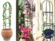 Dārza Pergola Ziedu Balsta Kolonna Augiem Arka Rozēm, 190cm | Garden Flower Support Column for Climbing Plants