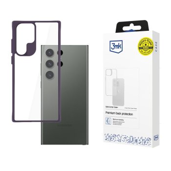 3Mk Protection Satin Armor Case+ vāciņš Samsung Galaxy S24 Ultra, Purple / Transparent
