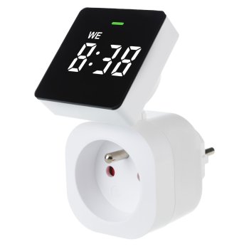 GreenBlue GB610 E Digital Timer, 16A, 3680W, IP20, White