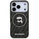 Karl Lagerfeld IML Head Logo MagSafe vāciņš iPhone 17 Pro - Melns | Phone Case Cover Black