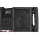 Būvlaukuma radio PerfectPro ROCKBULL, DAB+, FM, Bluetooth, USB, melns