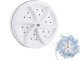 Portable Mini Washing Machine with USB Rotor, 18 W, ABS Plastic, White