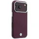 Чехол BMW Sign Inclined Deboss Letters MagSafe для iPhone 17 Pro / 18 Pro, бордовый