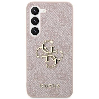 Guess 4G Big Metal Logo vāciņš Samsung Galaxy S24 rozā