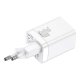 Baseus Super Si Pro Wall Charger 30W USB + USB Type C, White | Зарядное Устройство Адаптер