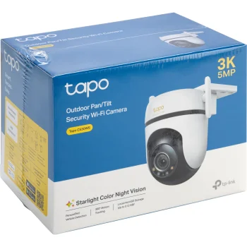 Tapo C530WS Āra novērošanas kamera ar Wi-Fi, Balta/Melna