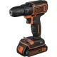 Аккумуляторная дрель-шуруповерт Black & Decker BDCDC18KB-QW 18V, 2x 1.5Ah, кейс