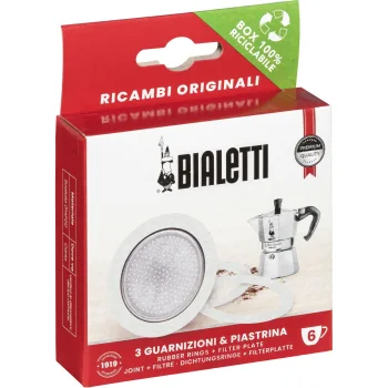 Набор запасных прокладок и фильтр Bialetti (на 6 чашек)