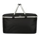 Складная термокорзина для пикника и покупок, 25 л, черная