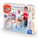 Ricokids 773400 Kids Toy Shopping Cart with Play Food, Blue
