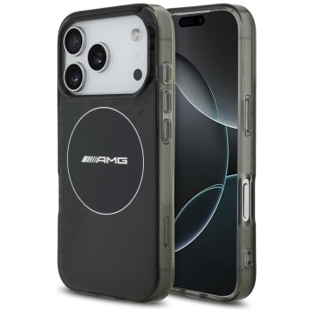 AMG Double Layer Transparent Smocked MagSafe Phone Case Cover iPhone 17 Pro - Black