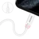 Кабель Dudao L6X USB-C - Lightning PD 20W, 1м, белый