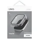 Чехол с защитным стеклом Uniq Voute для Apple Watch 10/11 46mm, серебристый