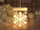 3D LED витраж на окно, новогодняя декорация, теплый свет