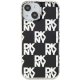 DKNY iPhone 15 Plus / 14 Plus vāciņš IML Checkered Mono Pattern, melns