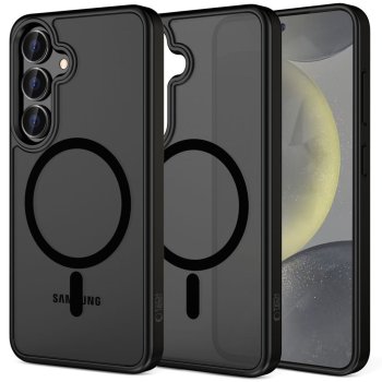 Tech-Protect MagMat MagSafe Samsung Galaxy S25 FE vāciņš — matēts melns | Phone Case Cover