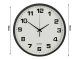 Dekoratīvais Apaļas Sienas Pulkstenis 30 cm, Melns | Wall Silent Round Clock