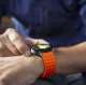 Tech-Protect Silicone Sport Strap for Samsung Galaxy Watch 4 / 5 / 6 / 7 / FE, Orange