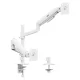 Ergo Office ER-692 W divu monitoru stiprinājums, 17\"-32\", 1-10kg, balts