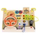 Деревянная сенсорная развивающая доска Ecotoys с LED, Автомобиль, 14...