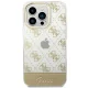 Guess 4G Pattern Script vāciņš iPhone 14 Pro, Zelta