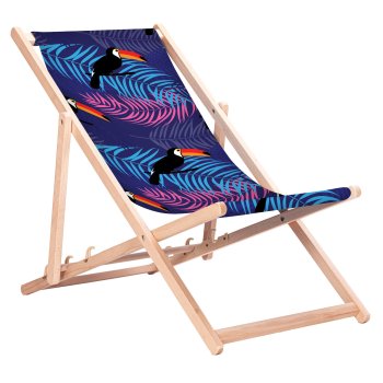 GreenBlue GB183 Tukan Classic Beech Deckchair