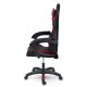 Ergonomisks gaming krēsls Sofotel Draknor, melni sarkans
