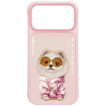 Nimmy Glasses Cool vāciņš Apple iPhone 17 Pro Max, Rozā