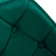 Бархатное поворотное кресло 4Rico QS-BL14G, зеленый