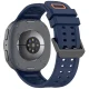 Pulksteņa siksniņa Tech-Protect Silicone Air priekš Samsung Galaxy Watch 40/44/46 mm, Navy Blue