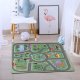 Детский коврик-пазл EVA Город 90,5x90,5 см 21 эл. ECOTOYS