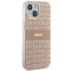 DKNY iPhone 15 / 14 / 13 vāciņš IML Mono & Stripe MagSafe, rozā