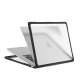 Чехол Tech-Protect Velar для MacBook Air 13\" (2023–2026), Transparent Black