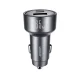 Auto lādētājs Joyroom JR-CCN19 65W 2x USB-C + USB-A, tumši pelēks